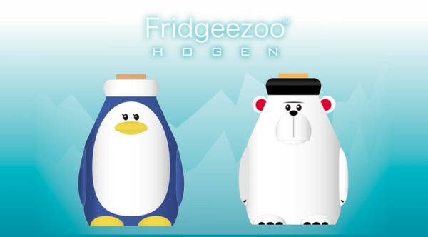 冷蔵庫を開けると話しかけてくるロボット「Fridgeezoo」(フリッジィズー) って知ってる?　法人向けロゴ・名入れサービス開始 画像