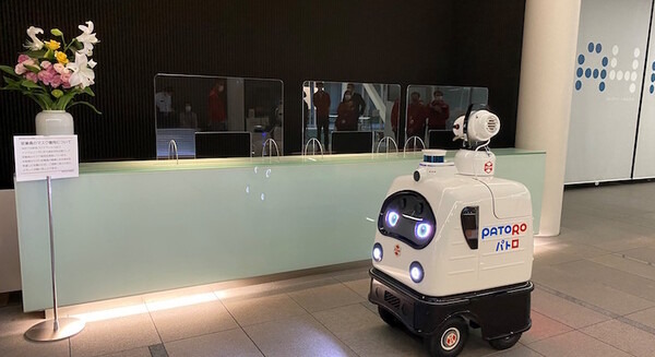 無人警備・消毒ロボ「パトロ」が竹中工務店の東京オフィスを消毒 ZMPが効果検証を開始 画像