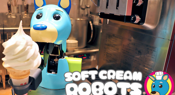 外食産業を調理ロボットで応援 アイスクリームロボット「レイタくん」をコネクテッドロボティクスが特別価格で提供 画像