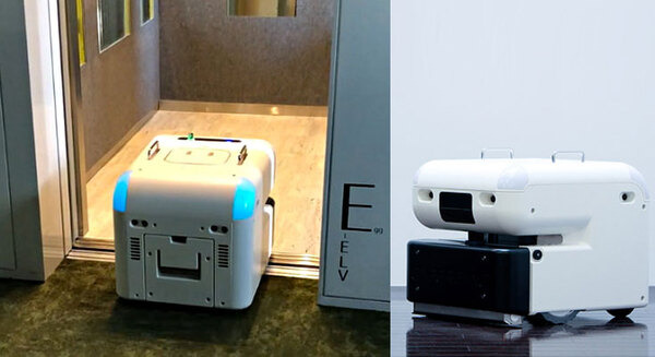 サイバーダインの次世代型清掃ロボット「エレベーターと連携して自動乗降」ロボット単独でフロア自律移動の実証実験 画像