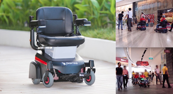 Doogの1人乗りモビリティ/自動運転車椅子型ロボット「ガルー」シンガポールの高齢者福祉業界で本採用 画像