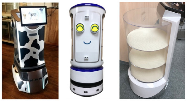 外食産業向け配膳AIロボット「サービスショット」に新たなラインナップを追加し3機種に　高級感や透明ケース等に違い 画像