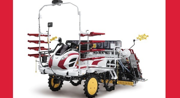 ヤンマー GNSS位置即位対応、肥料を効率的に自動散布「直進アシスト田植機」新型を来春発売 直進と旋回の自動運転技術搭載 画像