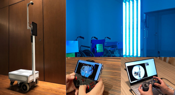 スマートロボティクスの遠隔操作ロボット「テレワークロボット」を殺菌/噴霧/配膳/運搬に応用　ドコモが5Gパートナー提供開始 画像