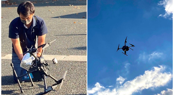 オンライン診療と連携してドローンが医薬品を空中配送 「Level4」を見据えて浜松市で実証実験 画像