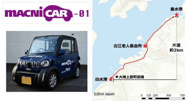 自動運転対応の超小型モビリティを使ったオンデマンドタクシーと物流を広島県で実証実験 PerceptInや富士通の技術を活用 画像