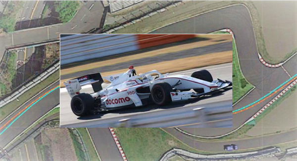 【日本初】ドコモが最高時速290kmで走るフォーミュラカーを誤差約10cmの測位に成功！全日本スーパーフォーミュラ選手権で 画像