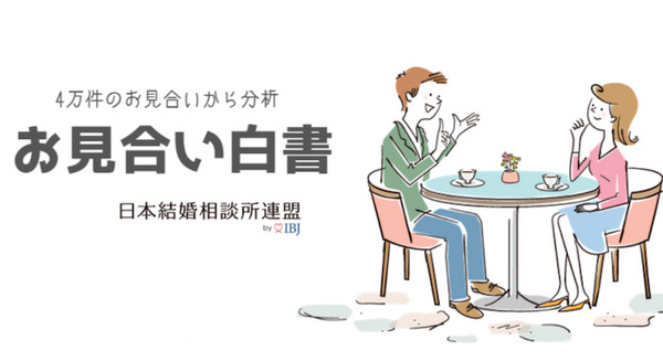 4万件のお見合いデータを分析した「お見合い白書」日本結婚相談所連盟が初公開 婚活AIマッチング 交際が成立する理由とは 画像