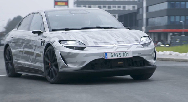 ソニーの電気自動車「VISION-S」の開発は公道テストのフェーズに！オーストリアでの公道走行テストの動画を公開【CES 2021】 画像