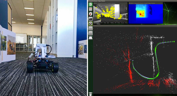 カメラを使うVisual SLAM「ZIA SLAM」DMPが提供開始 ロボットの眼となる映像ソフトウエア、機器の高性能化・コスト低減に 画像