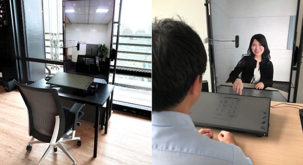 ソニー「テレプレゼンスシステム」で住宅ローンや資産運用の対面相談を実現 ソニーストア大阪で体験用展示 画像