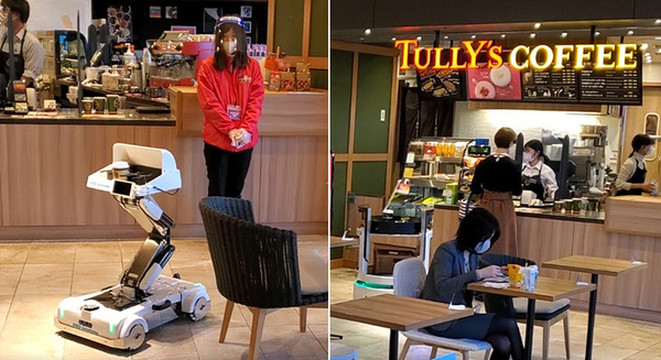 タリーズコーヒーで配膳ロボットの実証実験　豊田自動織機とTHKが参加「あいちロボットショーケース」レポート(2) 画像