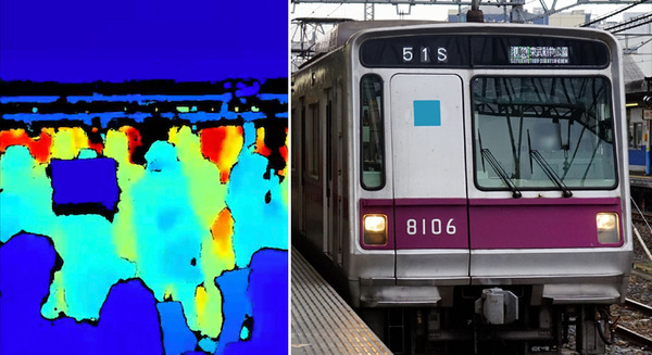 カメラとAIで電車の混雑状況がわかる「列車混雑計測システム」来年度内に東京メトロ全線の複数駅に展開へ サイバーコアと共同開発 画像