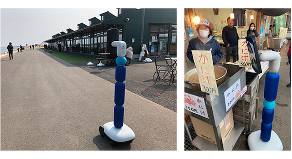 東日本大震災から10年、節目を迎える宮城県「ゆりあげ港朝市」をアバターロボット「newme」で歩く 現在の様子や賑わいを体験 画像