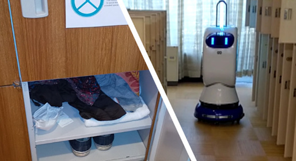 殺菌ロボットは「紫外線照射型」と「薬剤噴霧型」どっちが有効? 割烹御食事処に薬剤噴霧型除菌AIロボットを導入 AFS 画像