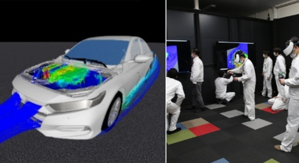 ホンダ×サイバネット「バーチャルデザインレビュー×VR」に解析結果を可視化する新技術 画像