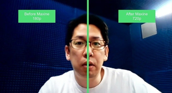 ソフトバンクが「NVIDIA Maxine」とMECで5G通信の映像を「超解像」化する実験に成功　ウェブ会議の画質を向上する技術 画像