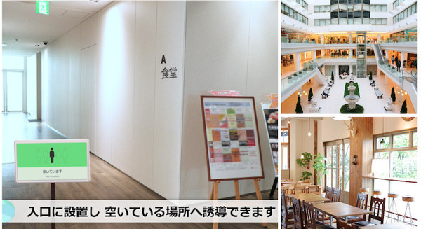 キヤノンMJの「AI密集アラート」とは　公共施設や店舗の密集回避を支援　独自のクラウド映像解析技術やネットワークカメラを活用 画像