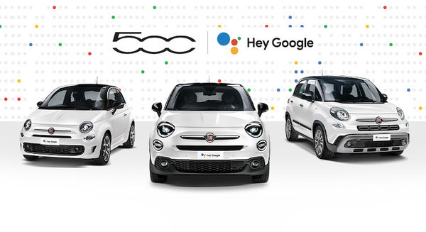 欧州でFIAT 500ファミリーの「Hey Google」仕様が登場! 画像