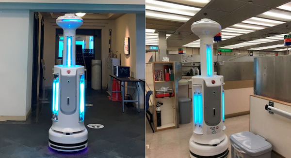 自動除菌ロボット「R-Paca」(アールパカ) 大阪府内のホテルと連携して実証実験　除菌業務の正常動作と有効性を確認 画像