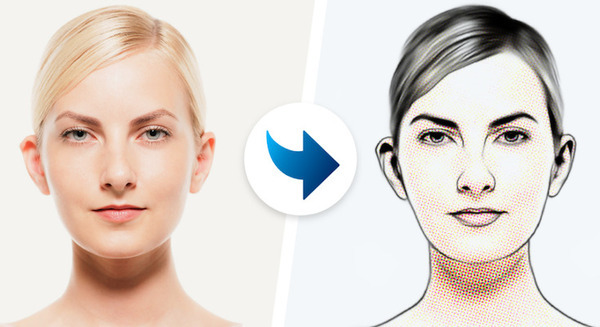 写真をドラッグ&ドロップするだけでAIが6枚の似顔絵を生成「Portrait Drawer」クリエイティブAIのRADIUS5 画像