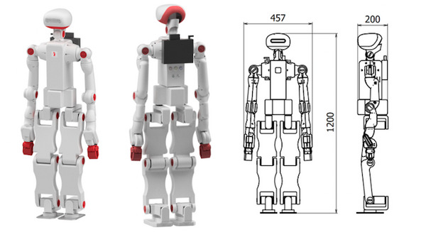 アールティが二足歩行ロボット「Bonobo」を開発 約15Kgで持ち運び可能 デプスカメラを標準搭載 その用途は 画像