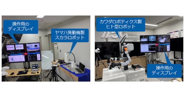 ヤマハ発/ドコモ/DENSOら、ORiNと5Gで複数メーカーの産業用ロボットの遠隔操作実験に成功 画像