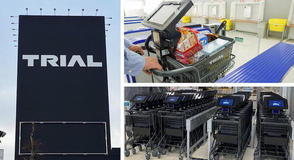 トライアル宇都宮店に「スマートショッピングカート」を300台導入し運用開始 リアル店舗のメディア化を推進 画像