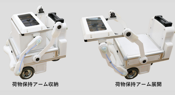 物流用ドローンと連携する地上配送ロボット　スマートロボティクスとACCESSが共同開発　ドローンが空輸しロボットが玄関先まで 画像