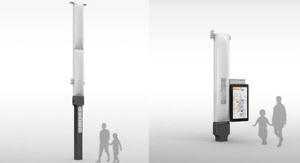 JTOWERらが西新宿エリアに新型スマートポール20基を設置 先端技術を活用したスマートシティサービスを展開 画像