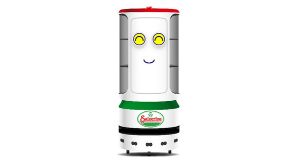 サイゼリヤがAI配膳ロボットの実証実験を開始　AFS社「サービスショット」で 画像