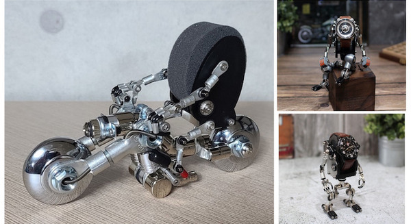 「Robotic Watch Stand」の「BIKE」が新デザインになって限定販売 ロボット型ウォッチスタンドも再登場 画像
