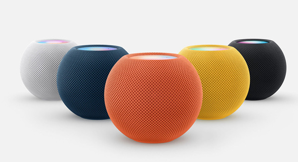 Appleのスマートスピーカー「HomePod mini」に新色イエロー/オレンジ/ブルーを追加　特徴をおさらい 画像