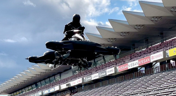 【速報/動画】空飛ぶバイク、ついに国内でデモ飛行を公開　富士スピードウェイでホバーバイクXTURISMOを初披露　予約開始 価格は・・ 画像