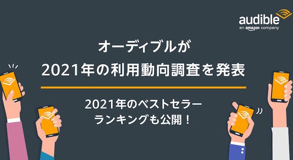 オーディオブック「Audible」利用動向調査とベストセラーランキングTOP10を発表　第1位のタイトルは・・ 画像