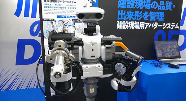 建設現場をテレワーク　大仏からガンダムまで手がける川田グループによるアバターロボット建設DX 画像