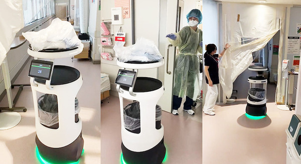 「Servi アイリスエディション」をコロナ専門病棟に導入 薬や備品等の物品を運搬 日本医科大学千葉北総病院 画像