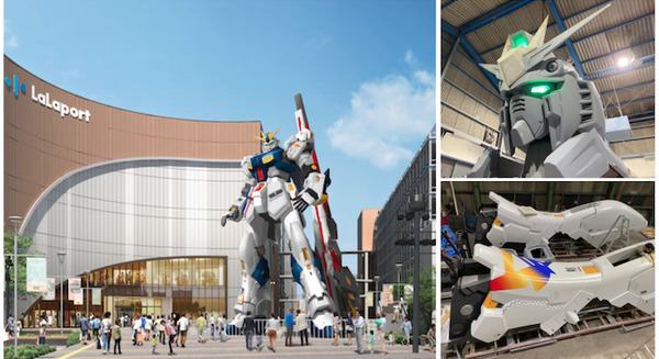 「逆襲のシャア」歴代最高の24.8m実物大νガンダム立像 最新画像を公開 2022年4月に展示開始 画像