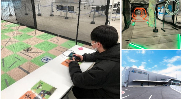 あいち航空ミュージアム「ドローンタイムアタックチャレンジ」開催 観衆もドローン操縦の臨場感を体験 ジュニア/シニア部門 画像
