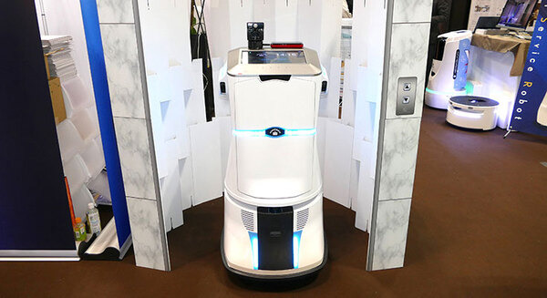 エイム・テクノロジーズ、独自開発アダプターを使ってロボットとエレベーター連携を簡単に可能に 画像