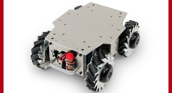 ヴイストンが可搬重量約40kgのメカナムホイール搭載、研究開発用台車ロボット「メカナムローバーVer.3.0」 を発売 画像