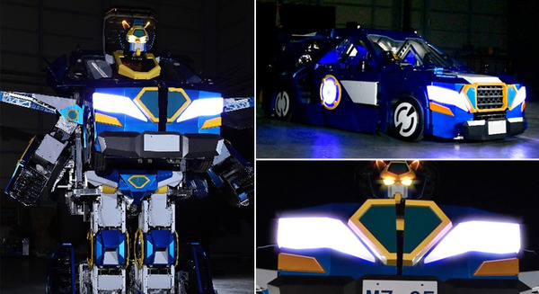 身長4mの人型トランスフォーム変形ロボットが進化！コクピットに搭乗して操縦＆遠隔操作もできる制御システム「V-Sido」搭載 画像