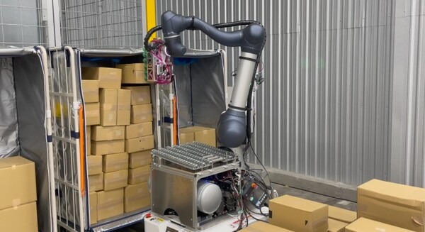 ハイブリッド制御ロボット技術のTelexistence新型ロボット ニチレイロジとセンコー物流施設へ  画像