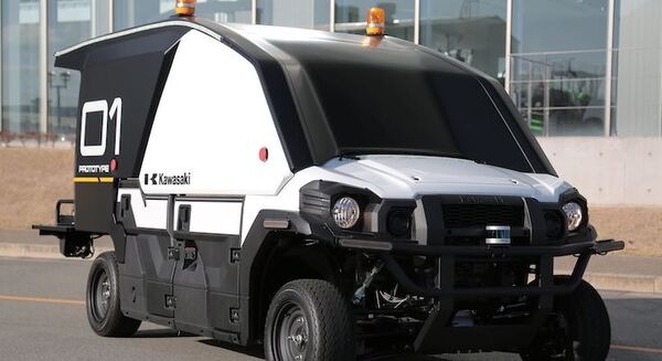 川崎重工が多用途UGV「ミュール」で無人自動運転の実験に成功　工場内のスマート物流で物資輸送の自動化を促進 画像