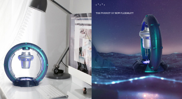 宙に浮く近未来型Bluetoothワイヤレススピーカーってどんなしくみ? 宇宙や星空からインスピレーション「GeeStereo」 画像