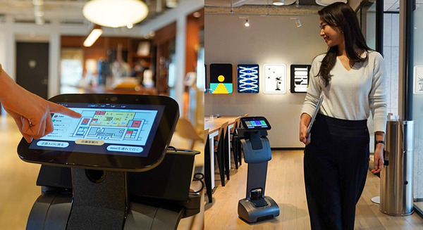JR東日本情報、WeWork、CMCがAIアシスタントロボット「Temi」の共同実験 共用オフィスで案内業務/CO2濃度の測定など 画像