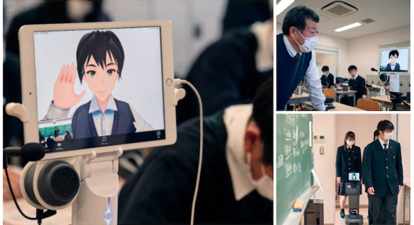 病気療養の子どもがアバターロボットで学校生活に参加! 産官学で利用促進を目指す モデル拠点校ではメタバースも活用 画像