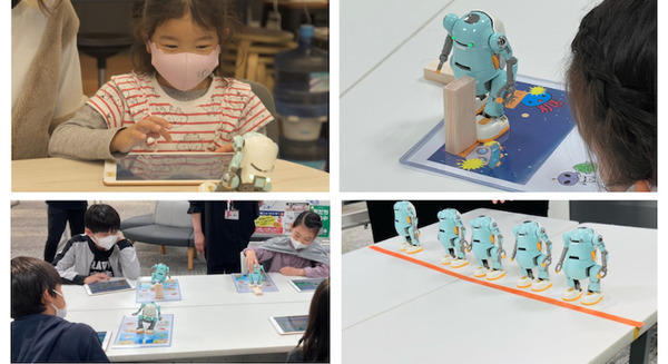 「あるくメカトロウィーゴ」を使用した小学生向けプログラミング教室 ドコモショップ三軒茶屋店で開催 画像