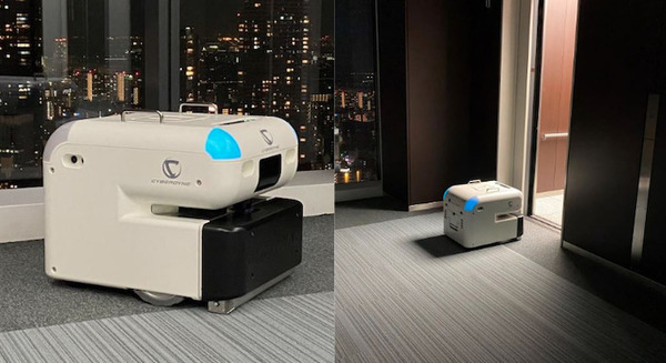 お掃除ロボット「CL02」とエレベーターが連動 複数フロアをロボットが清掃する実証試験を大阪ターミナルビルで実施 画像