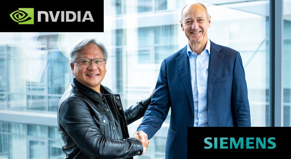 産業向けメタバースの構築に向けてSiemensとNVIDIAが提携　AIを活用したデジタルツイン・テクノロジーの利用を拡大 画像